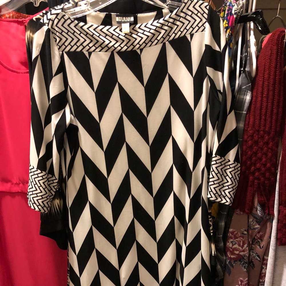 Cute black and white dress